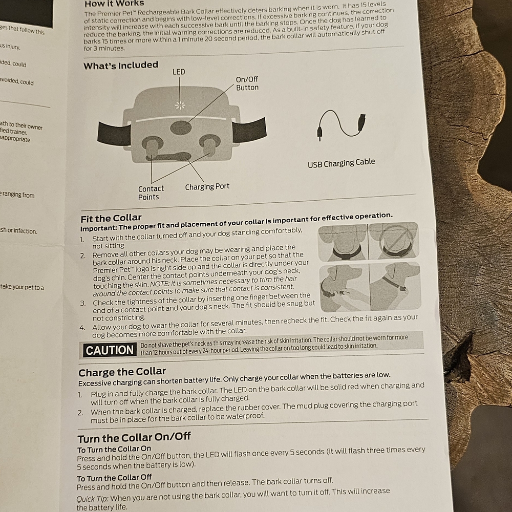 Premier Rechargeable Bark Collar - Gray - Picture 5 of 17